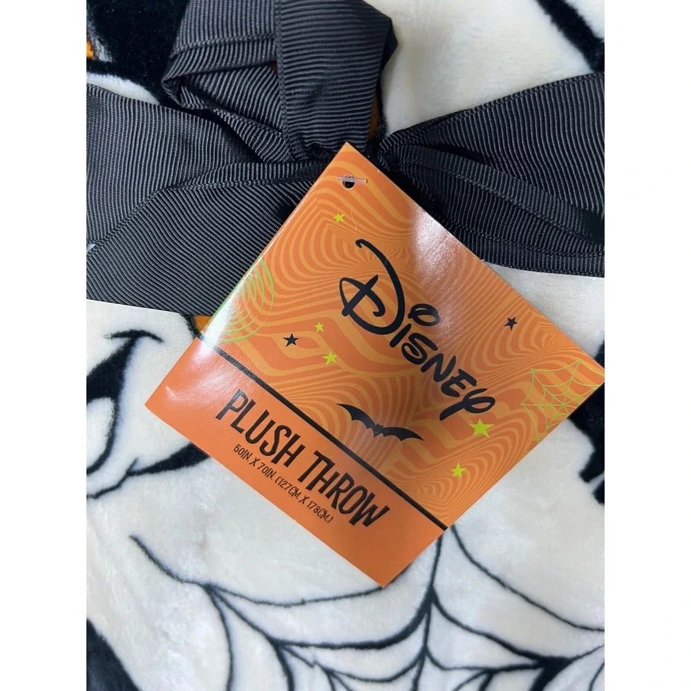 Disney Halloween Mickey Mouse Minnie Pumpkin Throw Blanket 50
